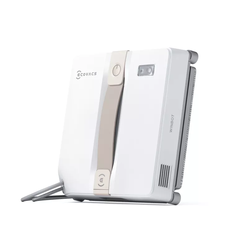 Akende puhastamise robot Ecovacs Winbot Mini — aku 3000 mAh, imemisvõimsus 7500 Pa, veepaak 0,06 L, harjadeta mootor, rakenduse tugi