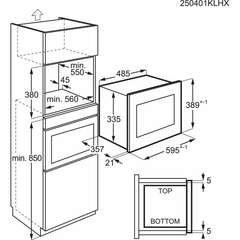 Electrolux LMS4253TMX Must, satiinne teras Kombineeritud mikrolaineahi Sisseehitatav 900 W