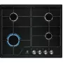 Electrolux EGS6424K, Must, Sisseehitatav, 60 cm, Gaasipliit, 4 keedupiirkonda