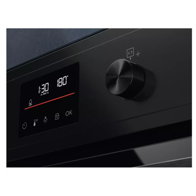 Sisseehitatud elektriahi Electrolux EOD4P57H — 72 L, pürolüütiline isepuhastus, aur ja konvektsioon, grill 2300 W, must
