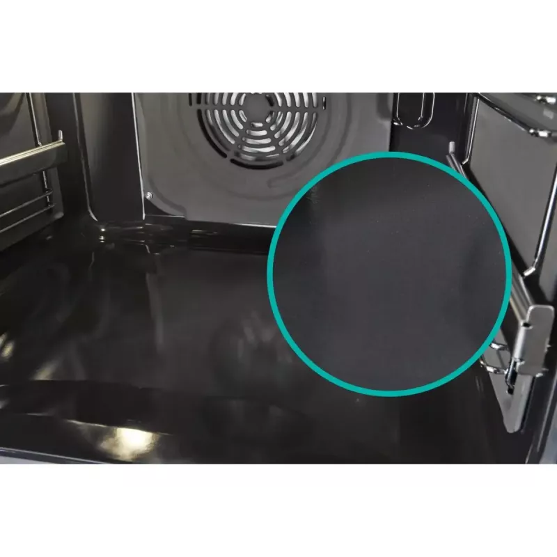 Vabaltseisev pliit Gorenje GECS5C70WA Elektripliit keeduplaat, 4 tsooni, valge, ahi 70 l, pöördnupud, LED-ekraan