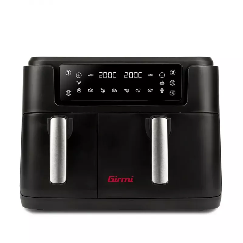 Kuumõhufritüür Girmi FG26, kahekorviline lauamudel, 9 L kogumaht (5,5 L + 3,5 L), 2400 W, 10 programmi, kuni 200 °C