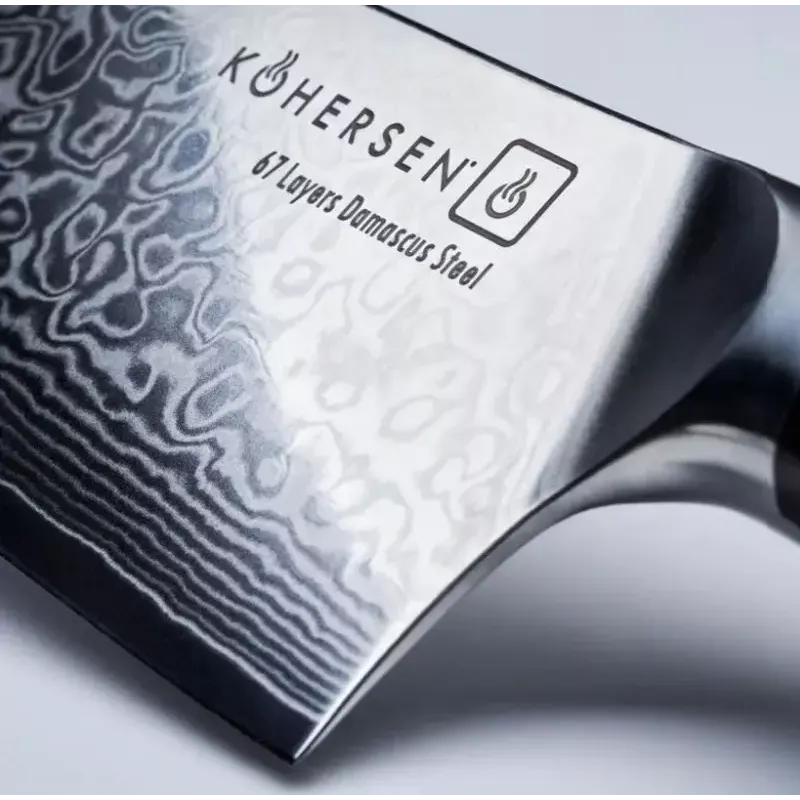 Universaalne nuga KOHERSEN Elegance eebenipuidust, Damaskuse tera 12,7 cm, kogupikkus 243 mm, kaal 127 g