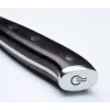 Cleaver KOHERSEN Elegance Ebony Wood Damascus steel cleaver 16.5 cm, 60 HRC, 13 cm käepide, 335 g