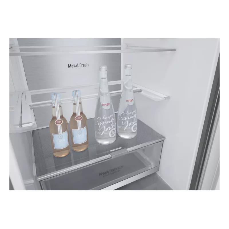 LG GBV7280DPY.APYQEUR külmik-sügavkülmik vabalt seisev 387 l hõbedane