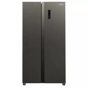 Külg-külje kõrval külmik MPM MPM-563-SBS-14/N — 532 L kogumaht, 347 L külmik, 185 L sügavkülm, roostevaba teras