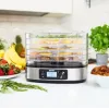 Toidukuivati MPM MSG-12 dehüdraator, 6 alus, 380 W, 35–75 °C, 0,5–36 h taimer, roostevabast terasest korpus