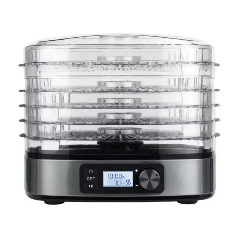 Toidukuivati MPM MSG-12 dehüdraator, 6 alus, 380 W, 35–75 °C, 0,5–36 h taimer, roostevabast terasest korpus