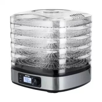 Toidukuivati MPM MSG-12 dehüdraator, 6 alus, 380 W, 35–75 °C, 0,5–36 h taimer, roostevabast terasest korpus