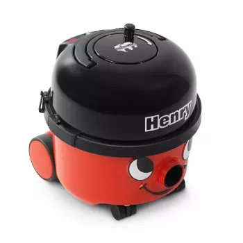 Silindertolmuimeja NUMATIC HENRY HVR200-11 — 9 l tolmukott, 620 W, HEPA 11, 10 m juhe, punane