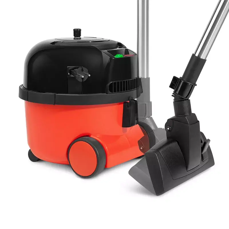 Silindertolmuimeja NUMATIC HENRY HVR200-11 — 9 l tolmukott, 620 W, HEPA 11, 10 m juhe, punane