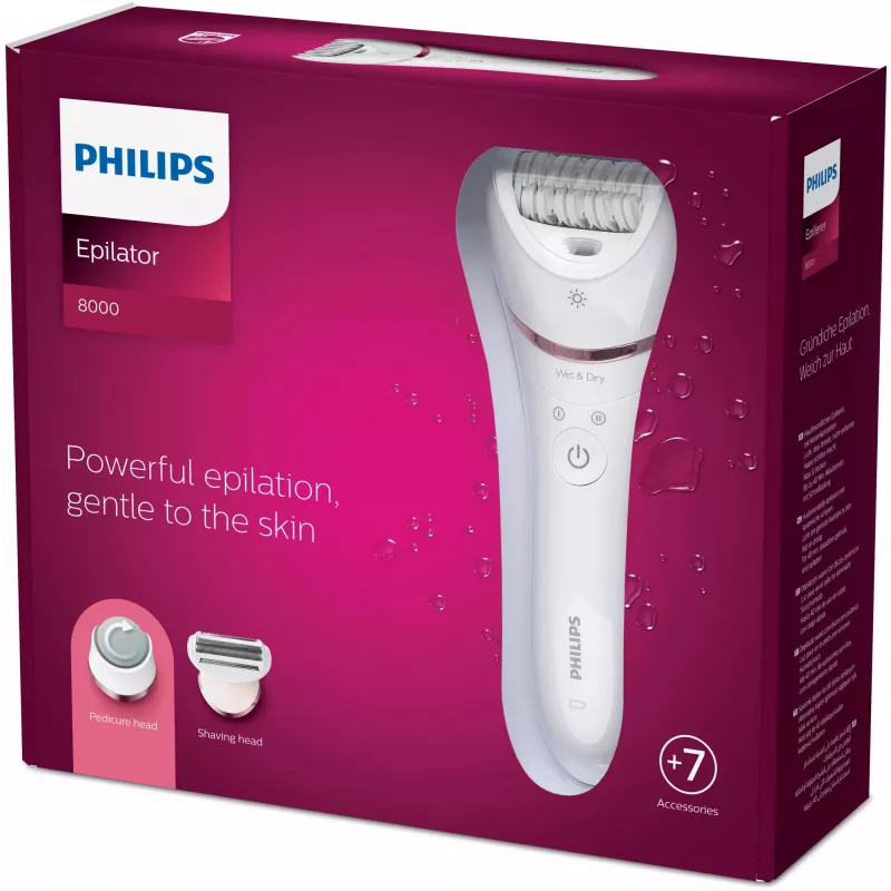 Philips 8000 seeria epilaatorite seeria 8000 BRE730/10 märg ja kuiv epilaator