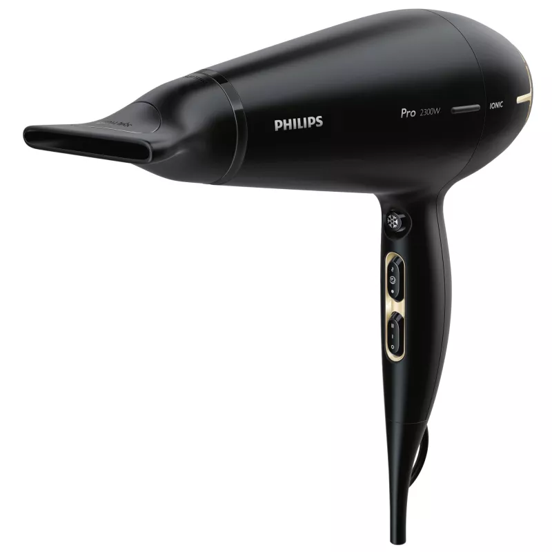 Philips Prestige Pro HPS920/00 föön, AC, must, kuldne, riputusrõngas, 3 m, 2300 W, 220–240