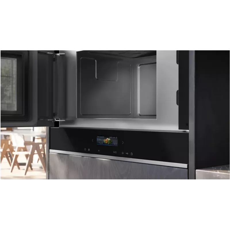 Siemens iQ700 BF722L1B1 mikrolaineahi Must Solo mikrolaineahi Sisseehitatav 21 L 900 W