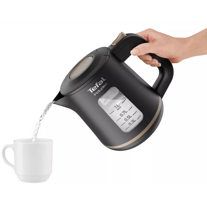Tefal Includeo KI5338 elektriline veekeetja 1 L 2400 W Must
