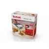 Võileivaküpsetaja Tefal SW7011 — 850 W, roostevaba teras ja valge, kompaktne 238×276×98 mm