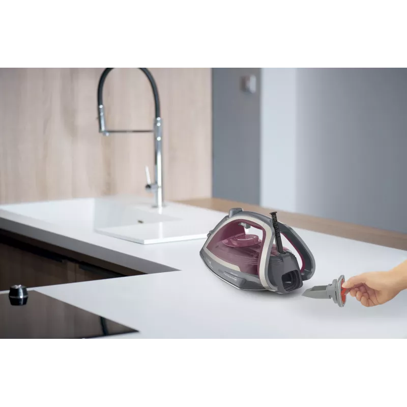 Tefal Ultragliss Anti-Calc Plus FV6840 aurutriikraud, 2800 W, lilla, hõbedane