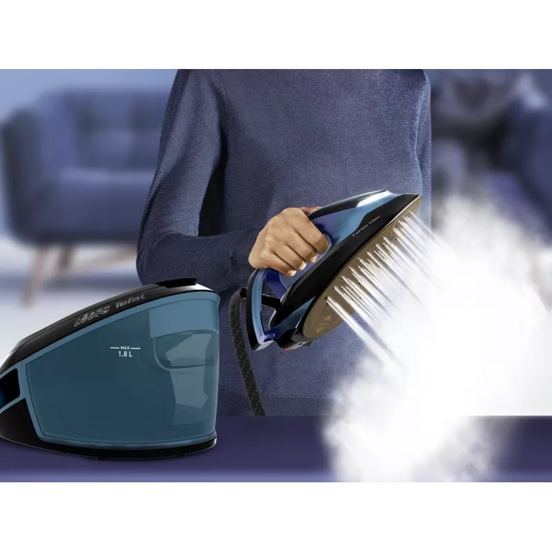 Tefal Express Vision SV8151 2800 W 1,8 l Durilium AirGlide Autoclean tald Sinine, Must