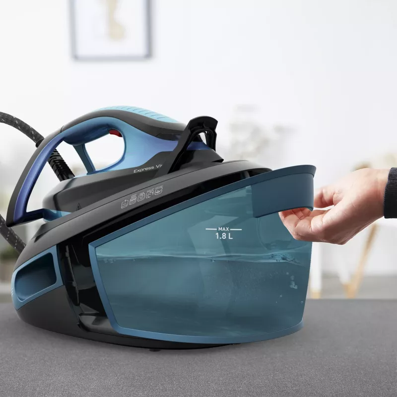 Tefal Express Vision SV8151 2800 W 1,8 l Durilium AirGlide Autoclean tald Sinine, Must