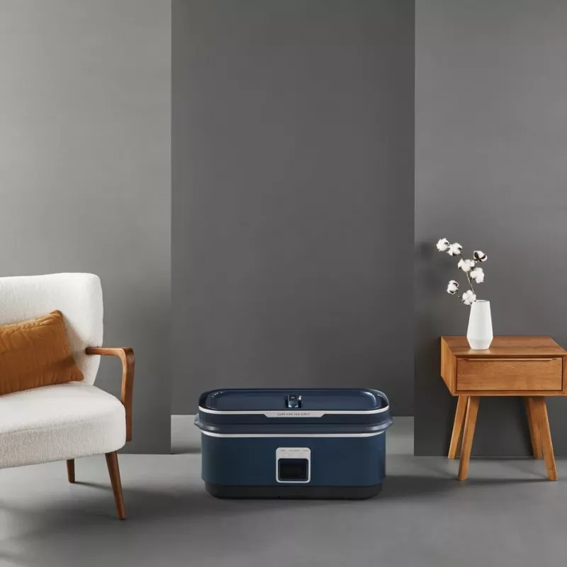 Aurutriikraud Tefal Care For You First YT2020 1500W 1,2L sinine — rõivaauruti eemaldatava paagiga, automaatne väljalülitus, ekraan
