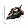 Tefal Ultimate Power Pro FV9E50 kuiv- ja aurutriikraud Durilium AirGlide Autoclean tallaga 3200 W must, vaskne