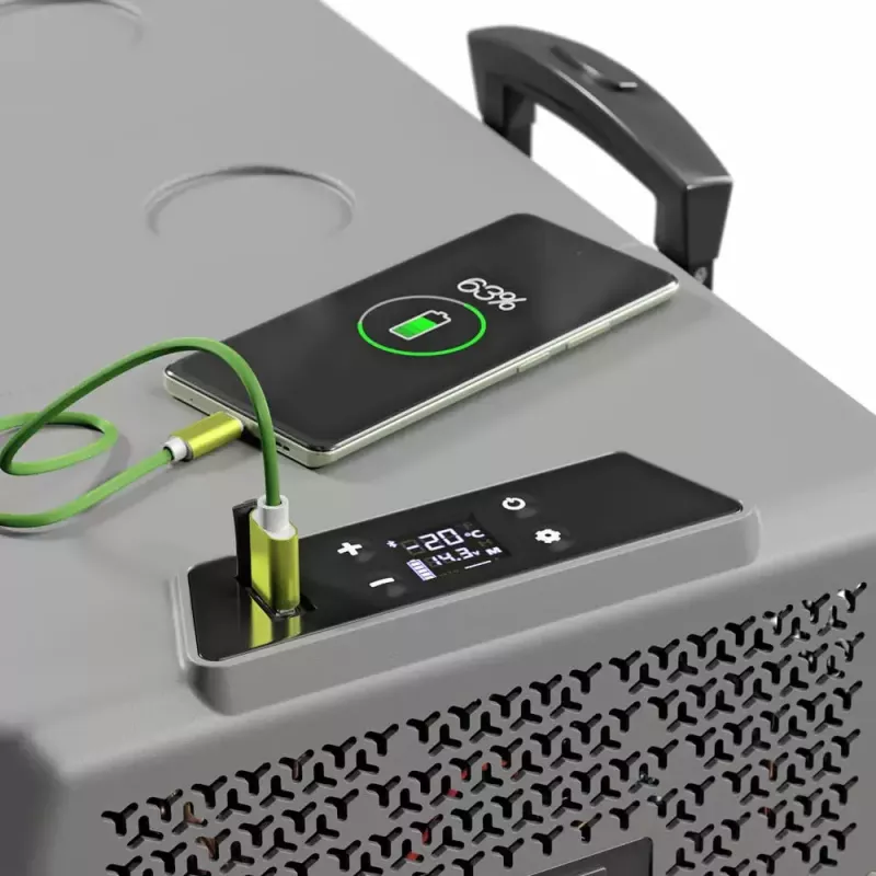 Kaasaskantav külmik Yolco BCX30 HALL — 28 L netomaht, Kliimaklass N‑T, Müra 48 dB, Energiaklass F