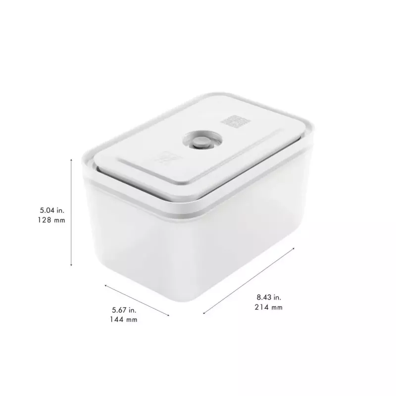 Zwilling Fresh & Save ristkülikukujuline toidu säilituskonteiner, 2,3 L