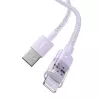 USB-laadimiskaabel Baseus Gem P10373003511-01 — 2 m, 2,4 A, USB-A to Lightning, lilla