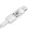USB laadimiskaabel Baseus Gem P10373003211-00, 1 m, 2,4 A, Lightning/USB-A, valge, nailonümbris