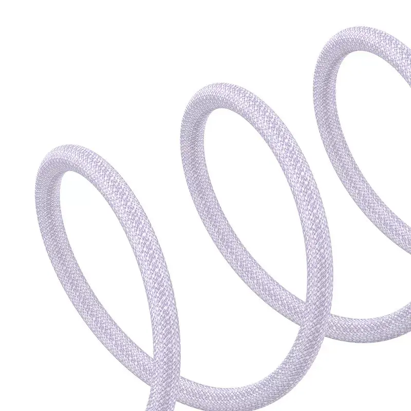 USB-kaabel Baseus Gem P10373003511-00 — 1 m nailon, Lightning USB-A-le, 2,4 A kiirlaadimine, lilla