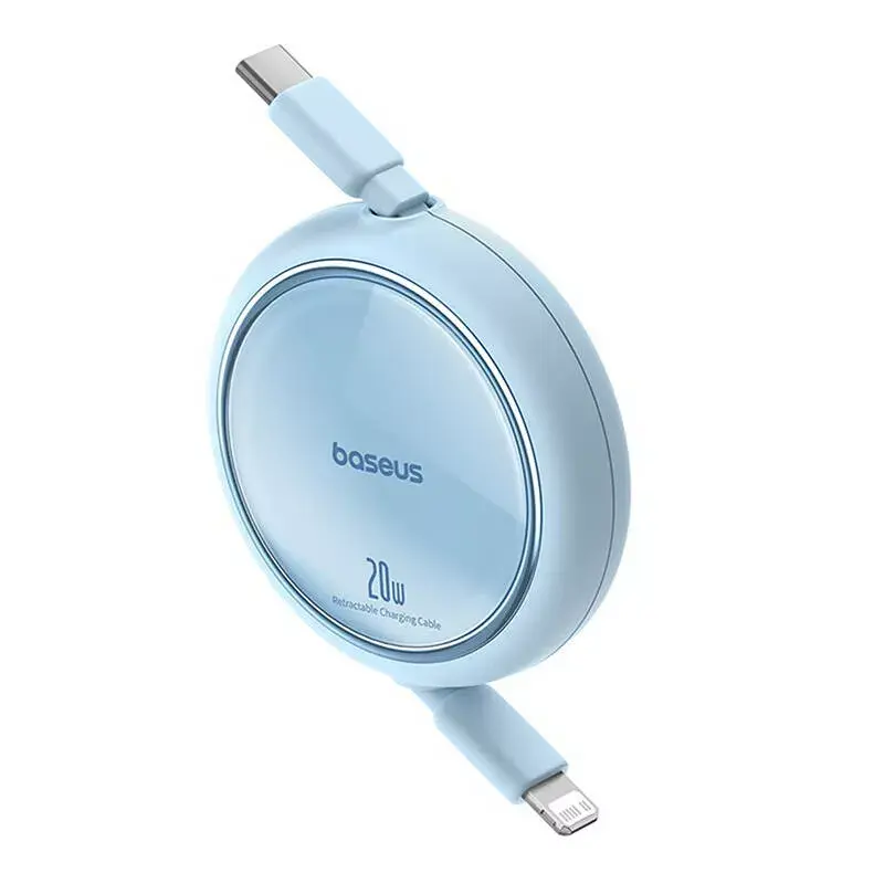 USB-C Lightning-kaabel Baseus Free2Pull 20W, 1 m, sinine, 480 Mbps, USB PD