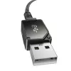 USB-A to Lightning kaabel Baseus P10355802111-00 — 1 m, 5V/2.4A, USB PD, aramiidkiud, must