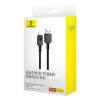 USB-A to Lightning kaabel Baseus P10355802111-00 — 1 m, 5V/2.4A, USB PD, aramiidkiud, must