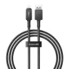 USB-A to Lightning kaabel Baseus P10355802111-00 — 1 m, 5V/2.4A, USB PD, aramiidkiud, must