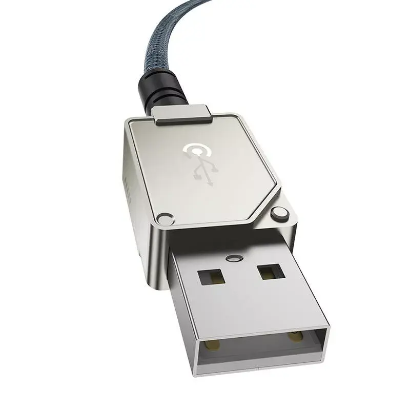 USB-A–Lightning kaabel Baseus 1 m 5 V 2,4 A valge, USB PD, 480 Mbps