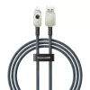 USB-A–Lightning kaabel Baseus 1 m 5 V 2,4 A valge, USB PD, 480 Mbps