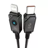 USB-C Lightning-kaabel Baseus Unbreakable 1m 20W — Aramidkiust, 480 Mbit/s, Must
