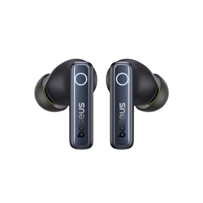 Tõelised juhtmevabad kõrvasisesed kõrvaklapid Baseus 35 True — Bluetooth 5.3, ANC, 8 h taasesitus (ANC väljas), 65 h koos laadimisümbrisega, 800 mAh ümbris, USB-C, must