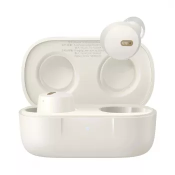 BASEUS True Wireless peakomplekt - Bowie E18 - stereo (TWS) kõrvasisene - kõned/muusika - USB Type-C/Bluetooth - valge