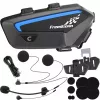 Mootorratta intercom-peakomplekt FreedConn FX Must — Bluetooth 5.0, IP67, ulatus 2000 m, 30 h kõneaega