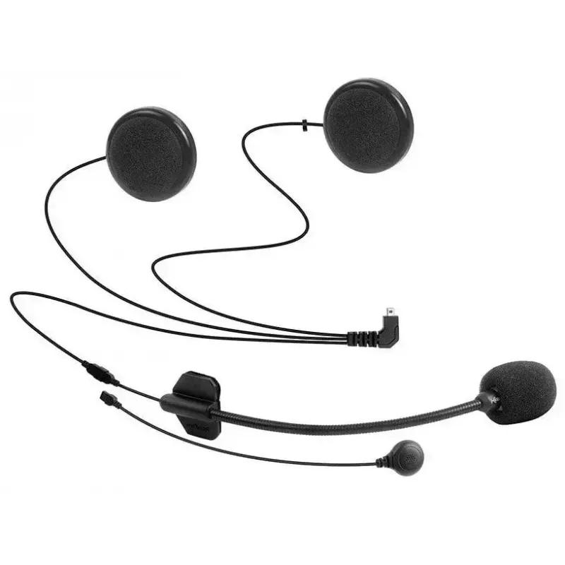 Mootorratta intercom-peakomplekt FreedConn FX Must — Bluetooth 5.0, IP67, ulatus 2000 m, 30 h kõneaega