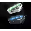 Mootorratta intercom-peakomplekt FreedConn FX Must — Bluetooth 5.0, IP67, ulatus 2000 m, 30 h kõneaega