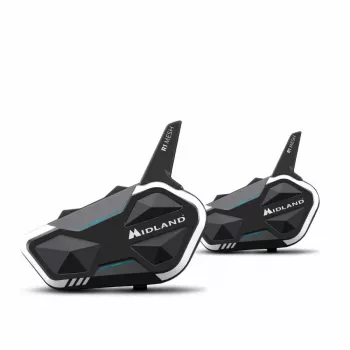 Midland R1 mesh intercom Maksimaalne ulatus 2000 m Veekindel Must Valge
