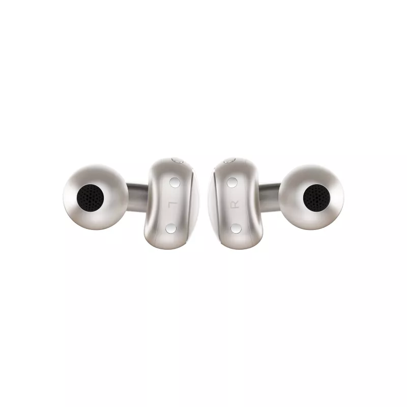 Peakomplekt Motorola Moto Buds Loop Bluetooth kõrvaklambriga binauraalne, Dolby Atmos, Bluetooth 5.0, ANC, 8 h taasesitus, laadimisümbris 520 mAh, beež