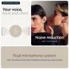 Peakomplekt Motorola Moto Buds Loop Bluetooth kõrvaklambriga binauraalne, Dolby Atmos, Bluetooth 5.0, ANC, 8 h taasesitus, laadimisümbris 520 mAh, beež