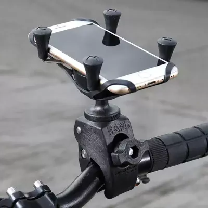 Telefonihoidik RAM Mounts X-Grip madalprofiililise Tough-Claw alusega