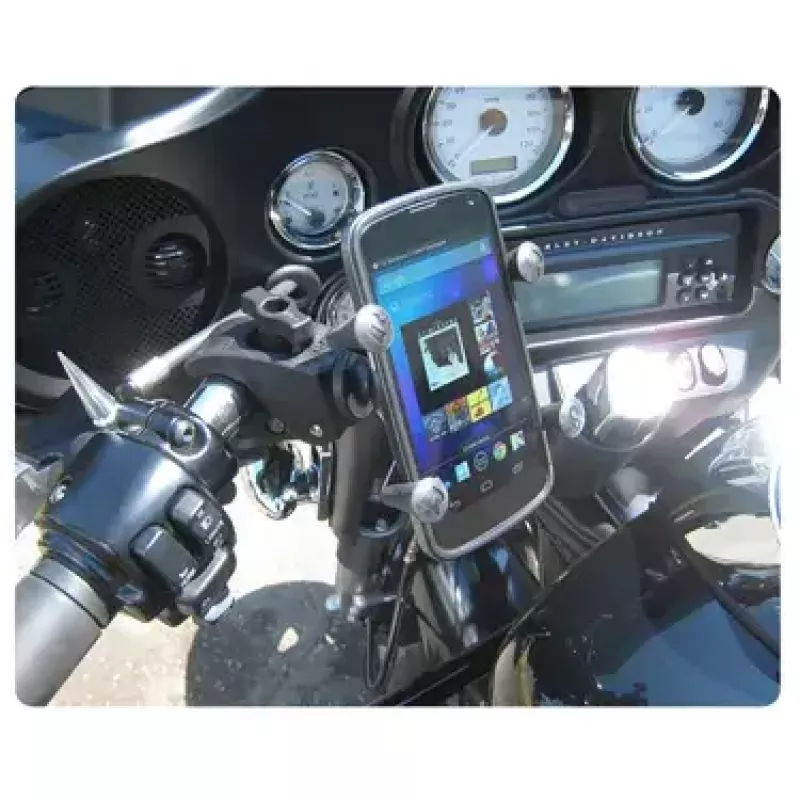 Telefonihoidik RAM Mounts X-Grip madalprofiililise Tough-Claw alusega