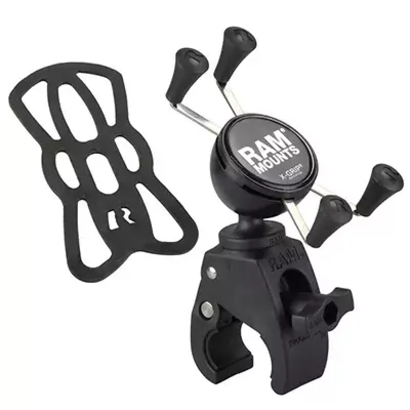 Telefonihoidik RAM Mounts X-Grip madalprofiililise Tough-Claw alusega