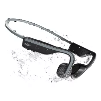 SHOKZ OpenMove kõrvaklapid, juhtmevabad, kaelarihmaga, sportlikud, Bluetooth, hallid