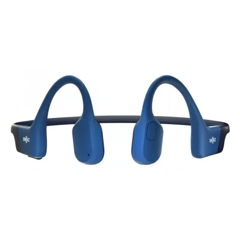 Juhtmevaba kaelapaela tüüpi spordipeakomplekt Shokz OpenRun — luujuhtivus, Bluetooth, 20–20000 Hz, 33 m, sinine